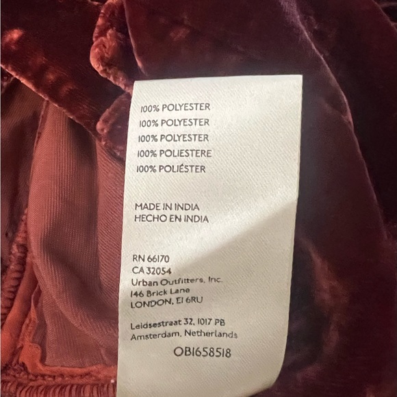 Free People We The Free Lotus Baggy Velvet Jogger Pants - Picture 10 of 10